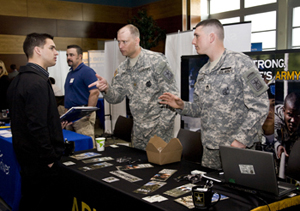 US Army at the Career Fair
