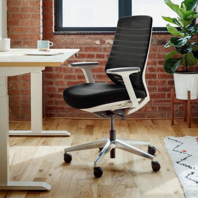 Stock image of modern desk and chair