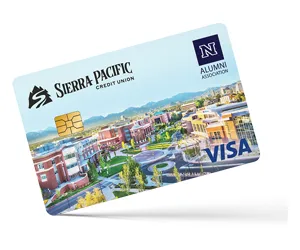 Image of the Sierra Pacific Credit card for the University of Nevada, Reno.