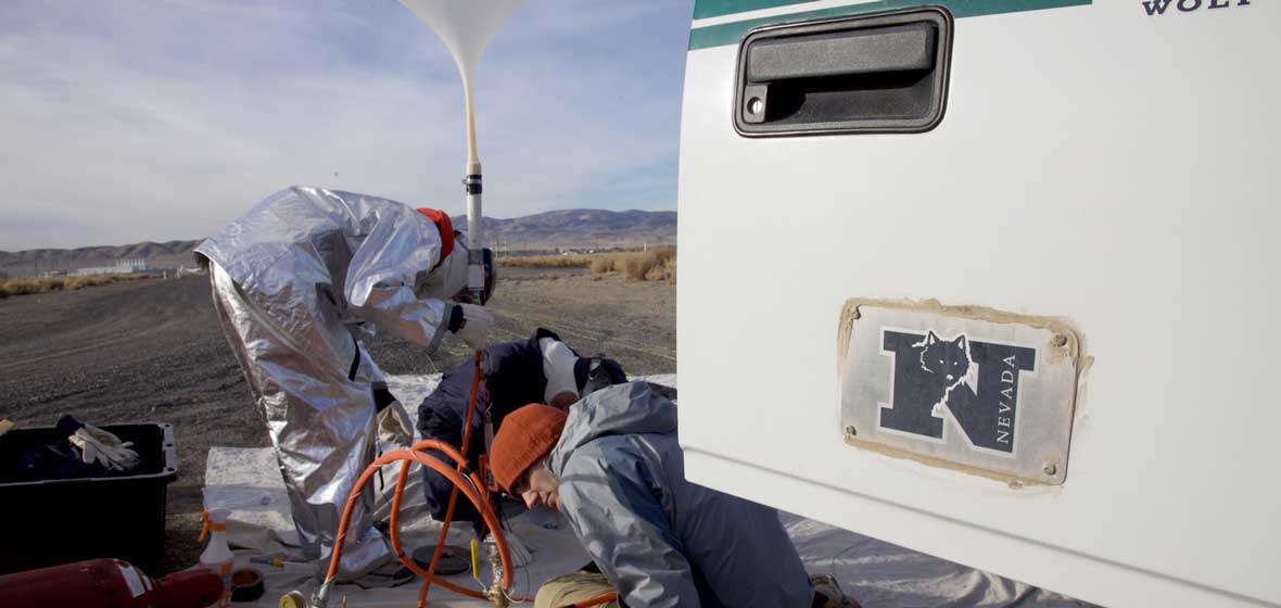 High-altitude ballooning launch site