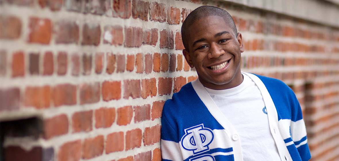 University senior Dennis Green