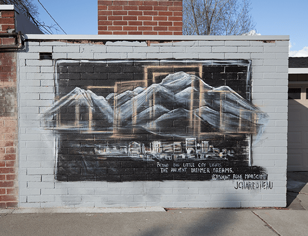 Reno mural by artist Jenn Charboneau Reno mural by artist Jenn Charboneau