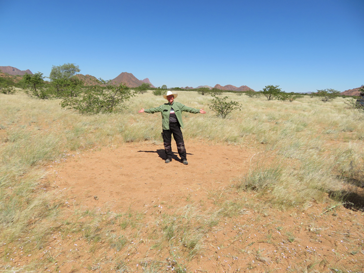 Jill standing in fairy circle