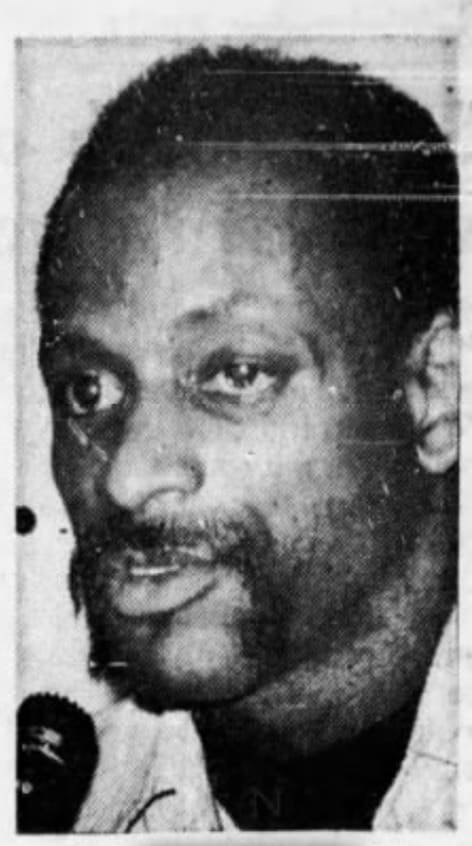 Ben Hazard in 1970 - newspaper photo