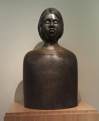 A statue of a Black woman by Ben Hazard