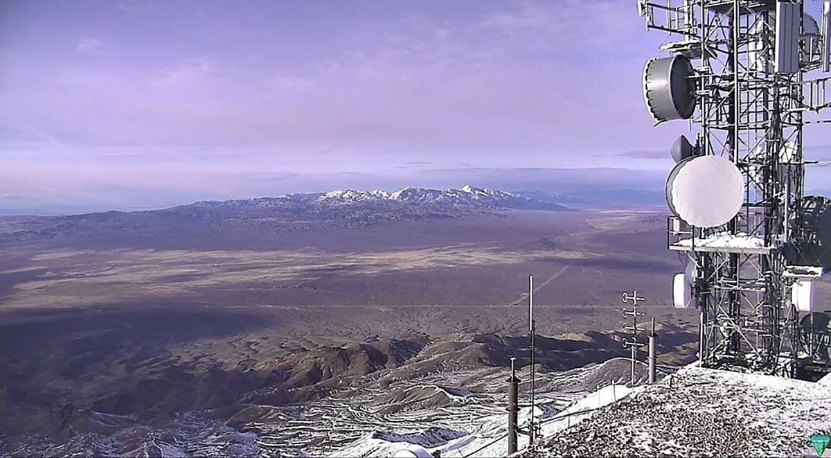 Fairview peak fire camera