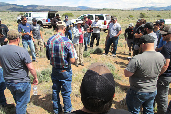 Tamzen Stringham teaches fire professionals in the field.