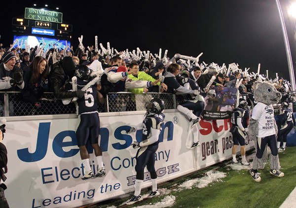 Wolfpack fans at the boise game