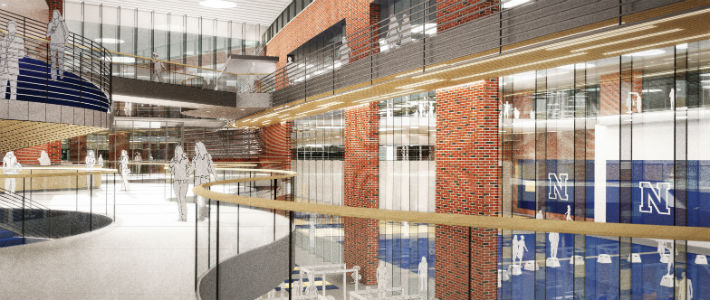 The E. L. Wiegand Fitness Center interior