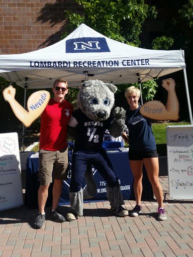 Representatives from Lombardi at their booth