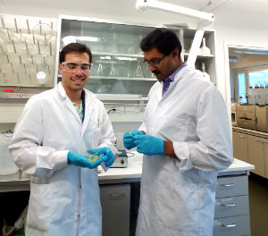 Ravi teaching a student in Finland Ravi teaching a student in Finland