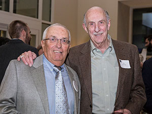 Joe Crowley and Dick Davies at the Nevada Writers Hall of Fame