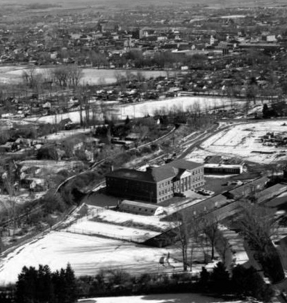 1955 aerial image of Palmer