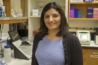 Monika Gulia-Nuss in her lab