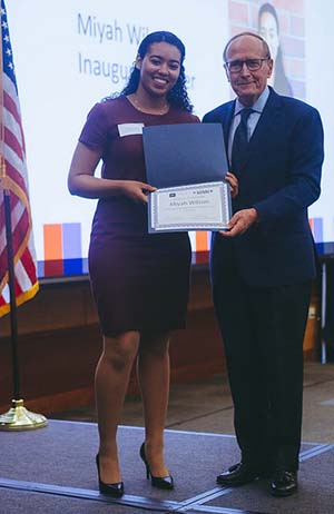 Miyah Wilson and Senator Richard Bryan Miyah Wilson and Senator Richard Bryan