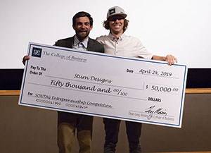 2019 Sontag Winners Nicolo Monforte and Matt Linder