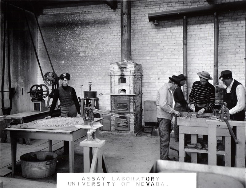 Old photograph of Mackay Assay Lab