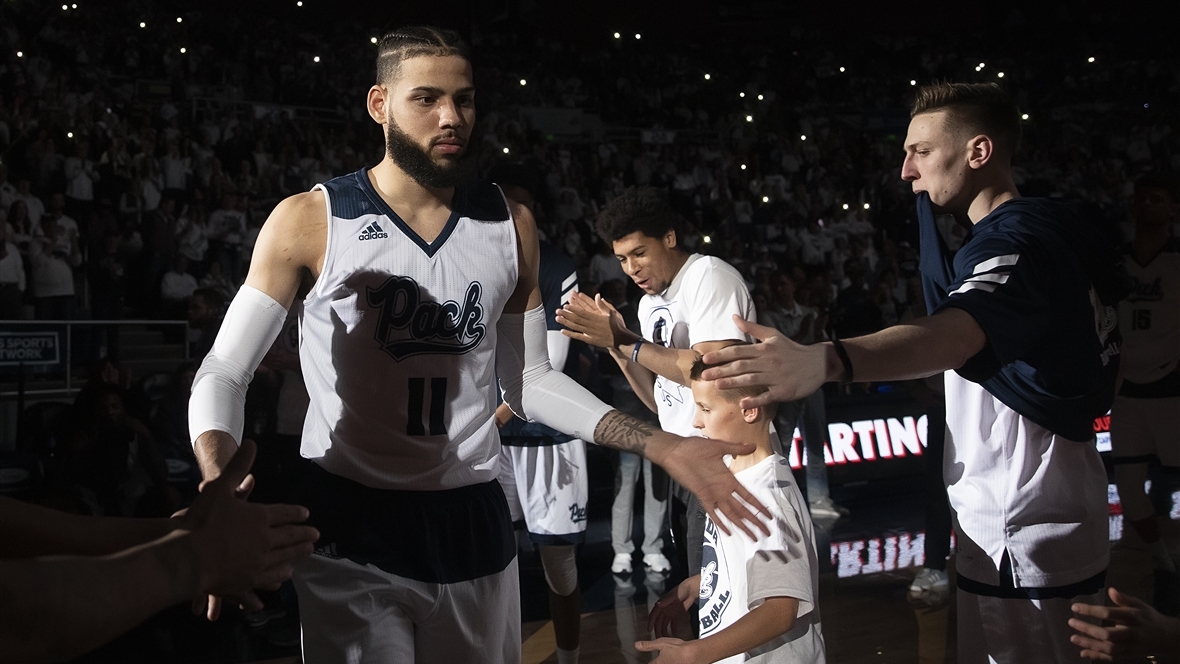 Cody Martin introduced before Fresno State Game