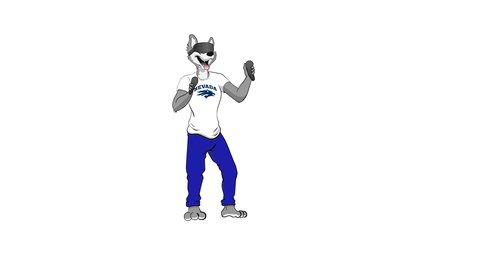 Wolfie Graphic with VR set