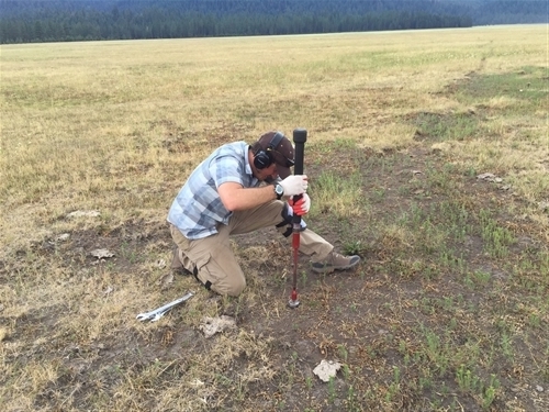 Benjamin Sullivan in field