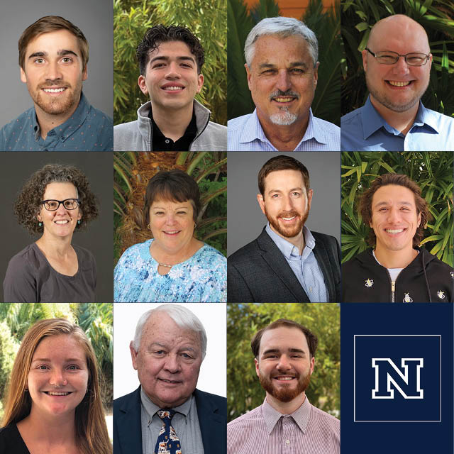 Headshots for Alec Bowman, Buddy Borden, Elijah Rubalcada, Joseph Lednicky, Marlene Rebori, Michelle Davis, Mike Taylor, Noah Neuman, Sierra Frykberg, Tom Harris and Zen Frykberg arranged in a collage.