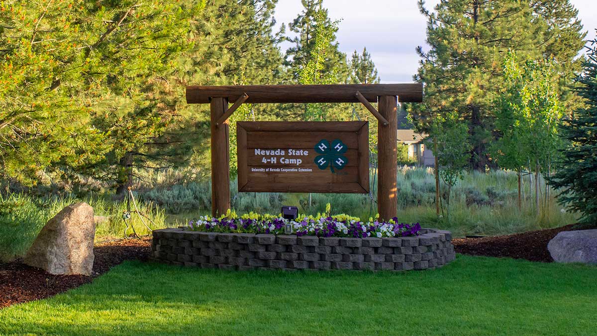 Nevada 4-H Camp sign