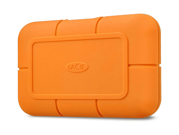 Orange Lacie Rugged SSD 500GB solid sate drive