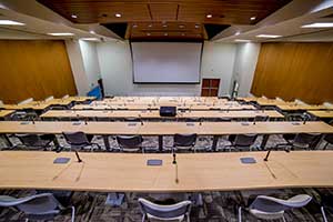 auditorium in the earthquake engineering lab