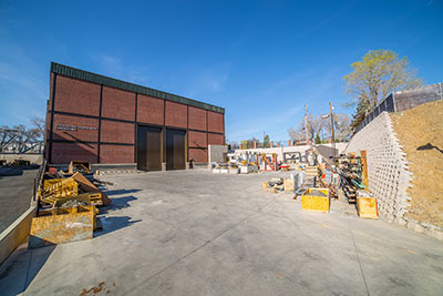 Fabrication area outside engineering lab