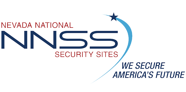 Nevada National Security Sites logo with tagline We Secure America's Future.