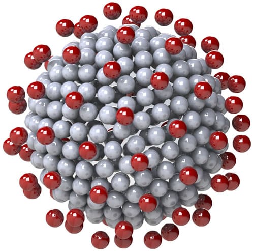 Diagram shows new distributions of peplomers compared to canonical rendering of SARS-CoV-2