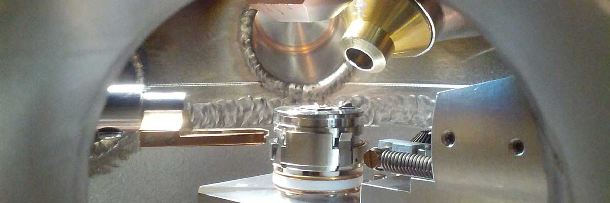 A close up of a materials testing machine