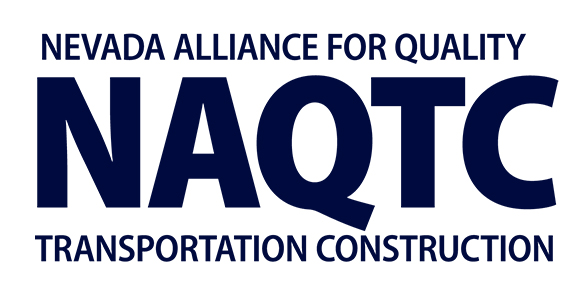 Logo for the NAQTC, Nevada Alliance for Quality Transportation Construction