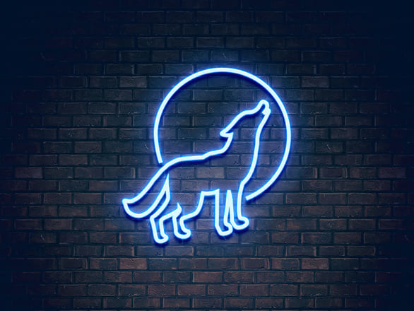 Logo: Blue icon of a wolf howling while standing on a ledge. "Grad Howler Graduate Student Recognitions"