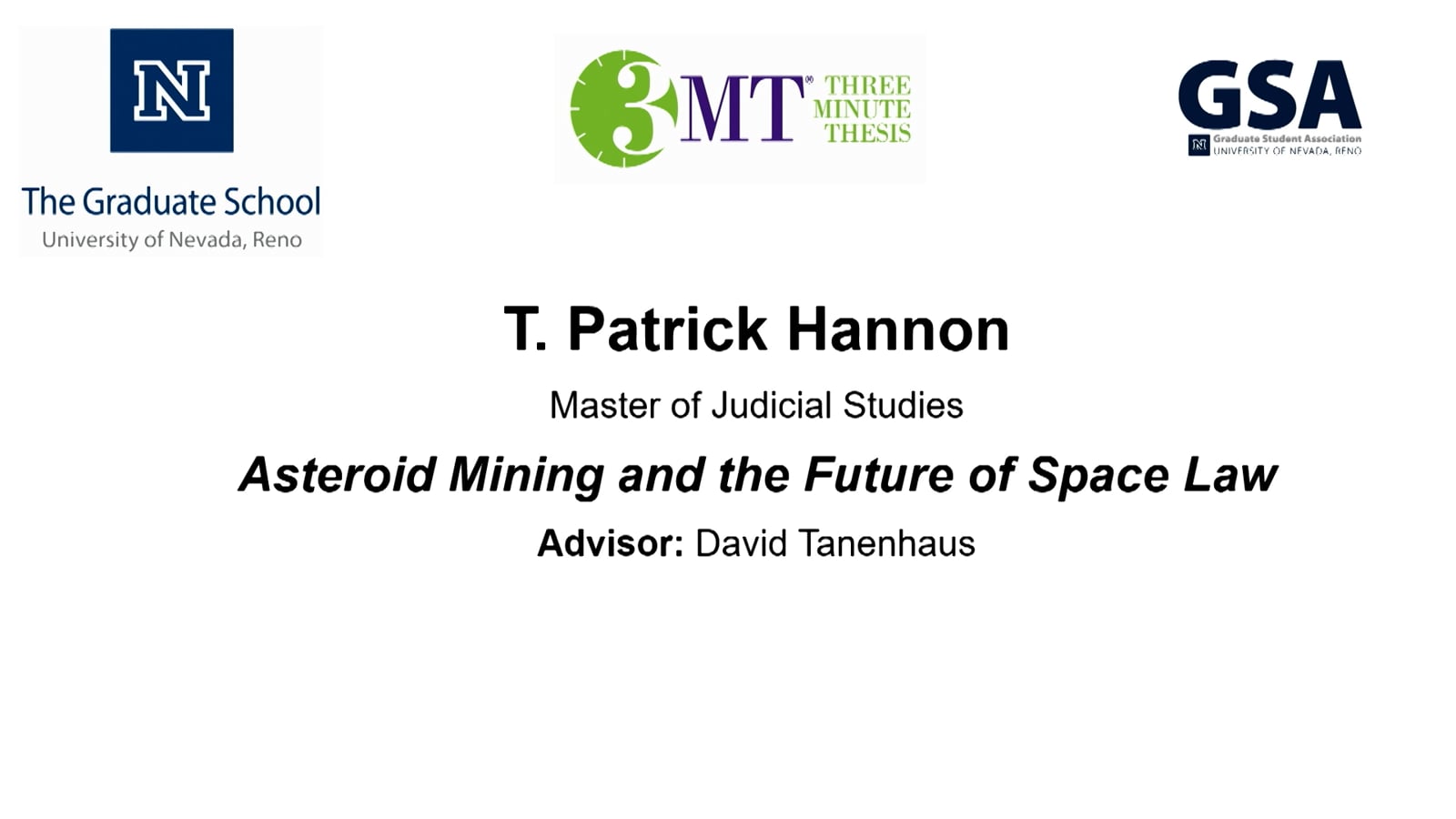 Thumbnail of T. Patrick Hannon's slide