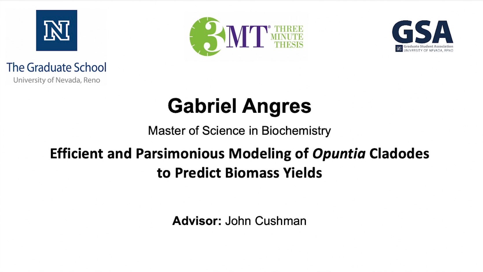 Thumbnail of Gabriel Angres' title slide