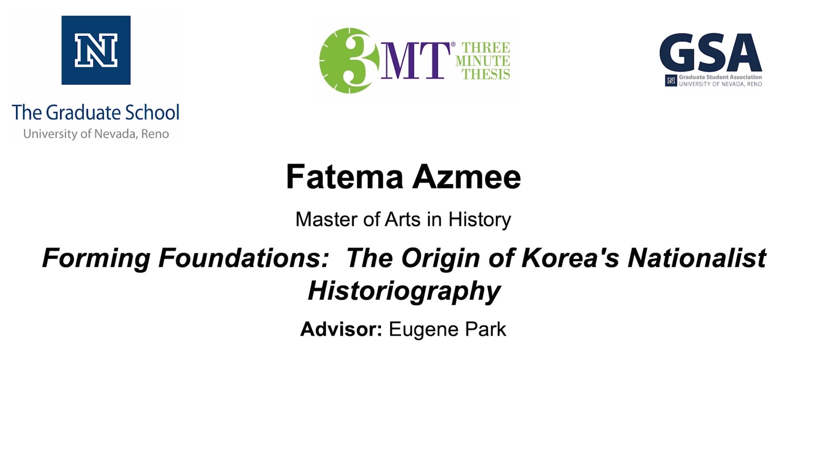 Thumbnail of Fatema Azmee's title slide