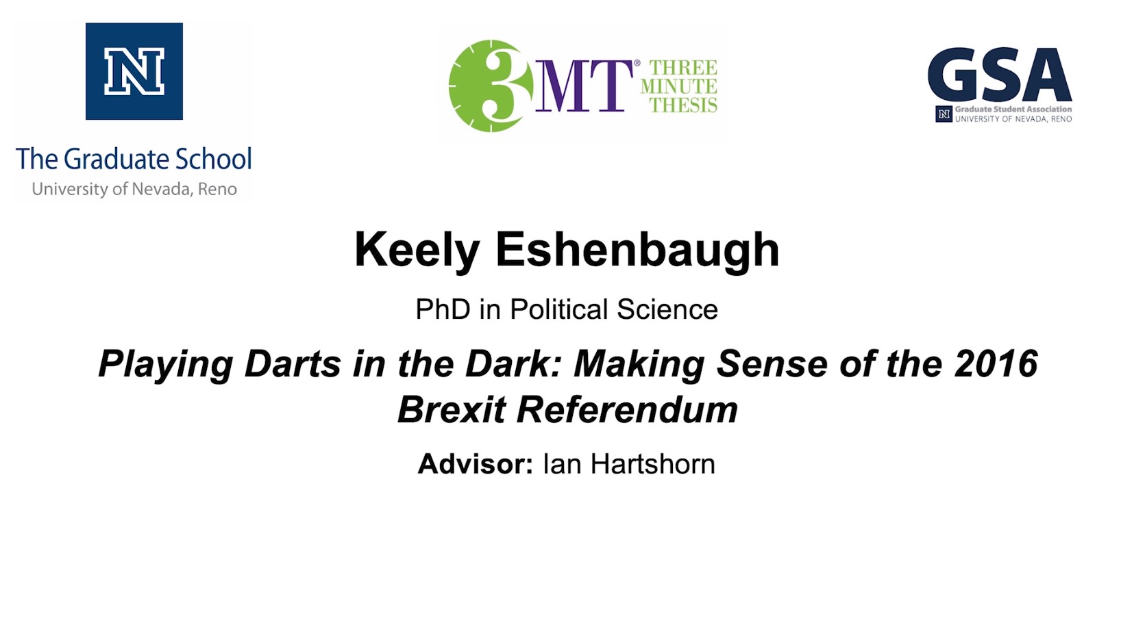 Thumbnail of Keely Eshenbaugh's title slide