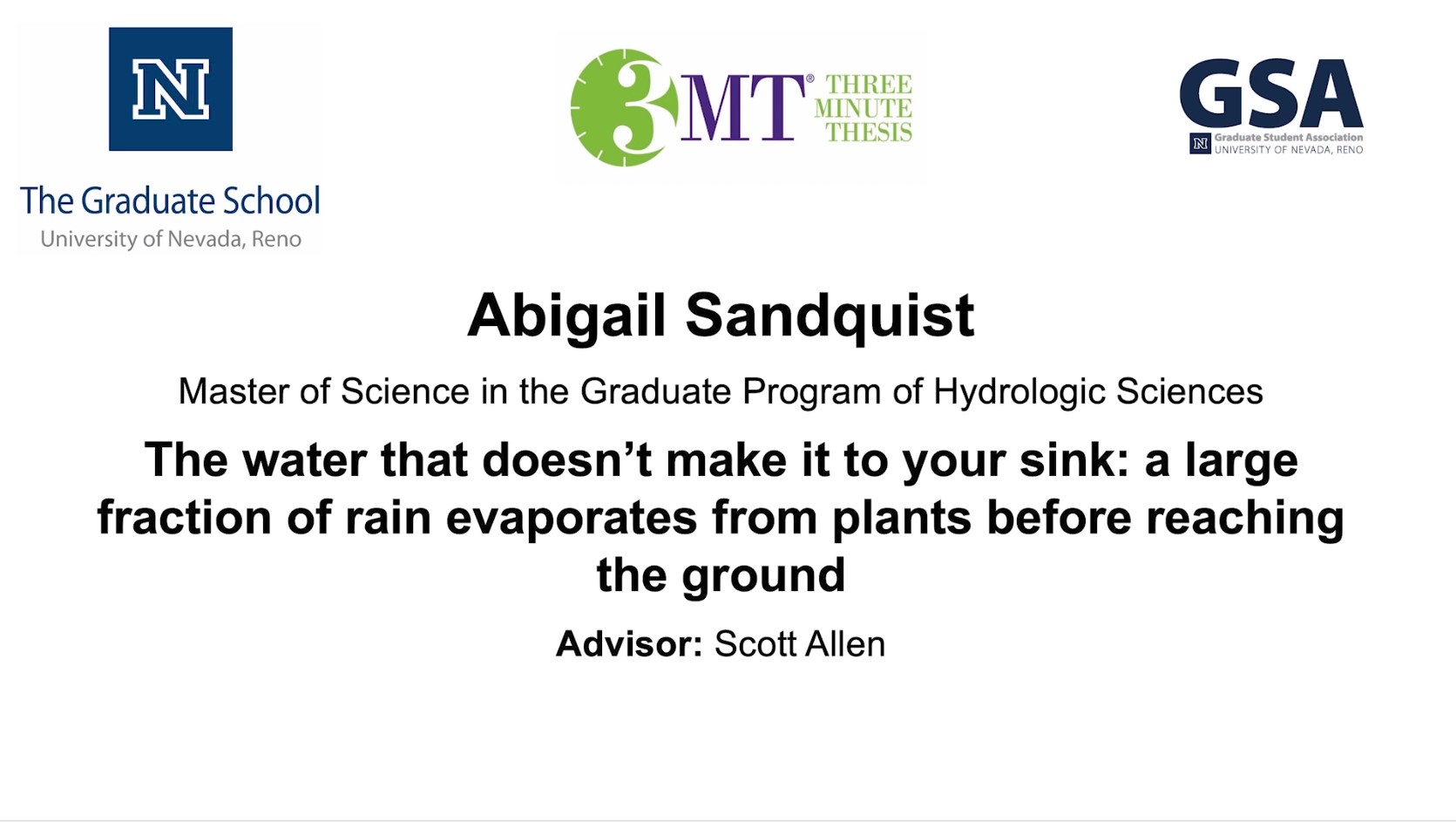 Thumbnail of Abigail Sandquist's title slide