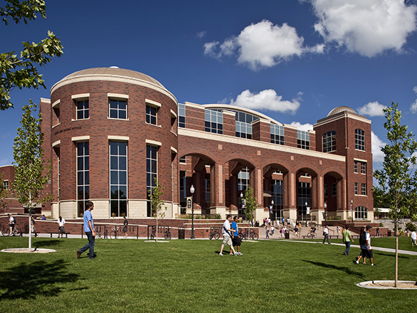 Exterior image of the Knowledge Center building.