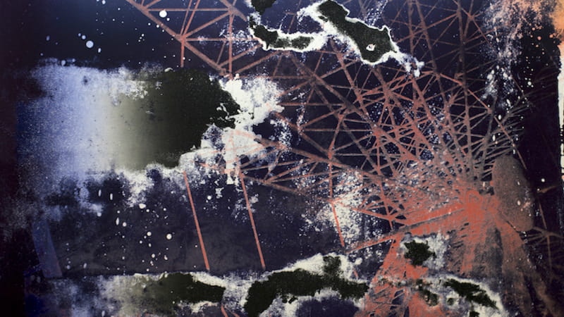 group of people viewing art exhibit