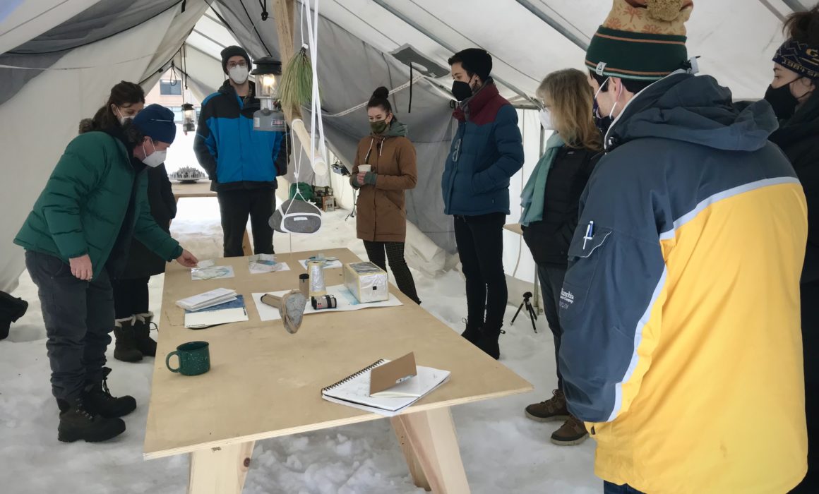 MFA students during winter residency