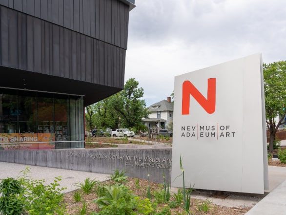 exterior of the Nevada Museum of Art