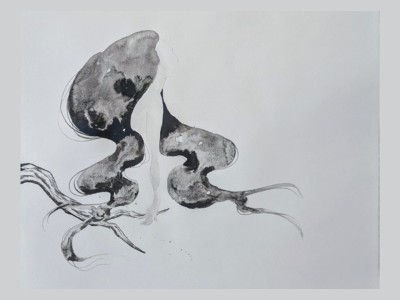 abstract ink painting