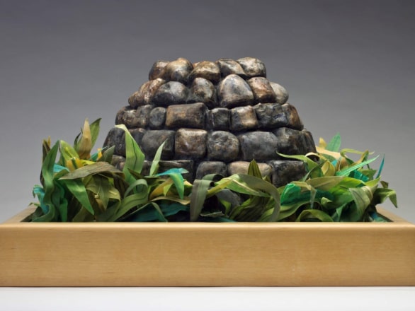 artwork of rock fortress