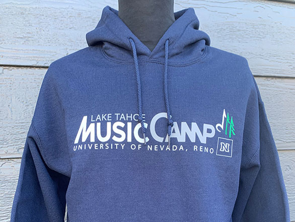 Sweatshirt with Lake Tahoe Music Camp logo