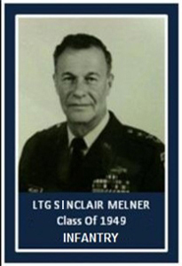 LTG Sinclair Melner, Class of 1949, Infantry