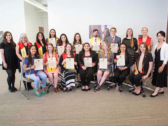 Sigma Delta Pi 2018 inductees