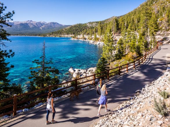 A trail at Lake Tahoe.