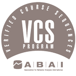 ABAI Verified Course Sequence (VCS) Logo